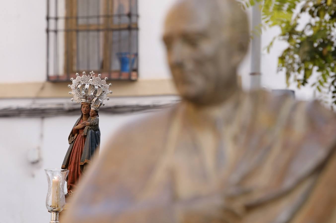 El encuentro de la Virgen de la Fuensanta con San Rafael, en imágenes