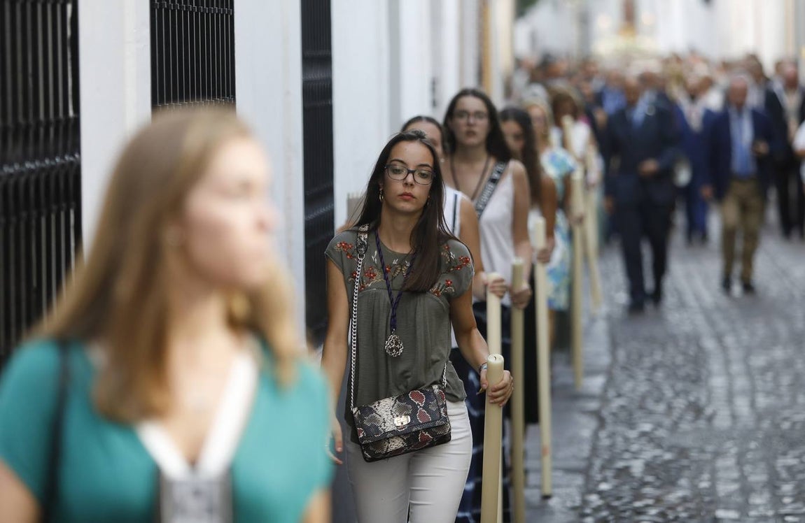El encuentro de la Virgen de la Fuensanta con San Rafael, en imágenes