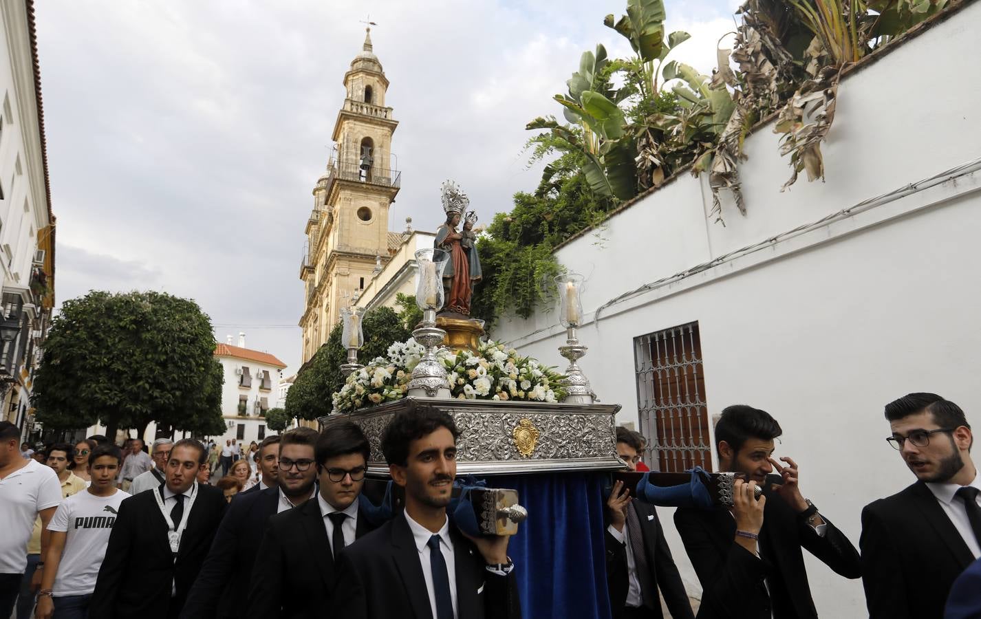 El encuentro de la Virgen de la Fuensanta con San Rafael, en imágenes