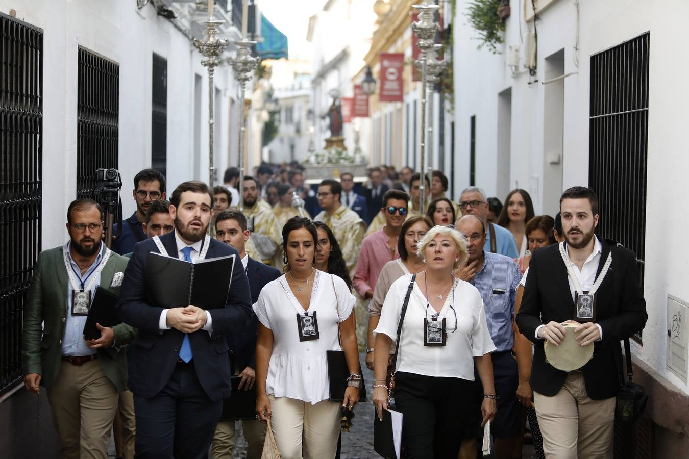 El encuentro de la Virgen de la Fuensanta con San Rafael, en imágenes