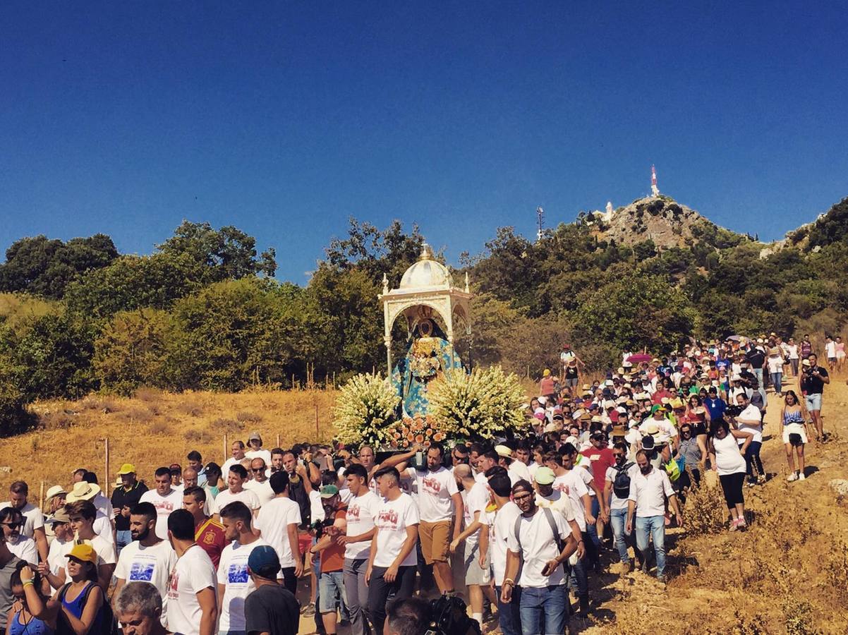 La «Bajá» de la Virgen de la Sierra, en imágenes