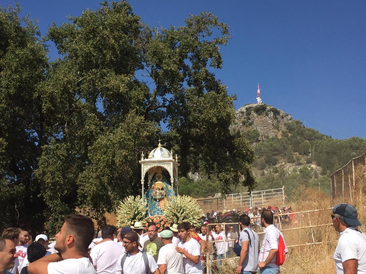 La «Bajá» de la Virgen de la Sierra, en imágenes