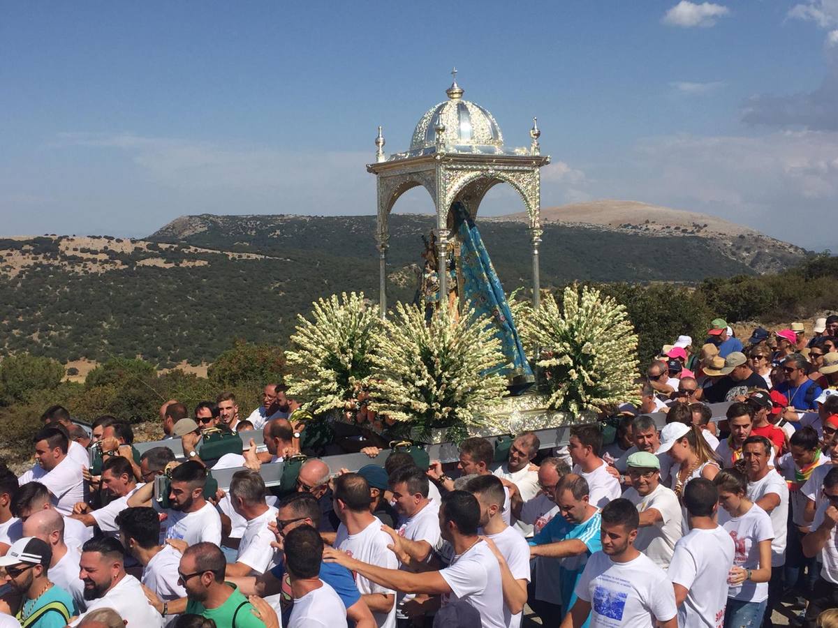 La «Bajá» de la Virgen de la Sierra, en imágenes