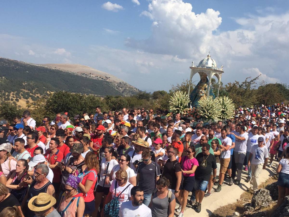 La «Bajá» de la Virgen de la Sierra, en imágenes