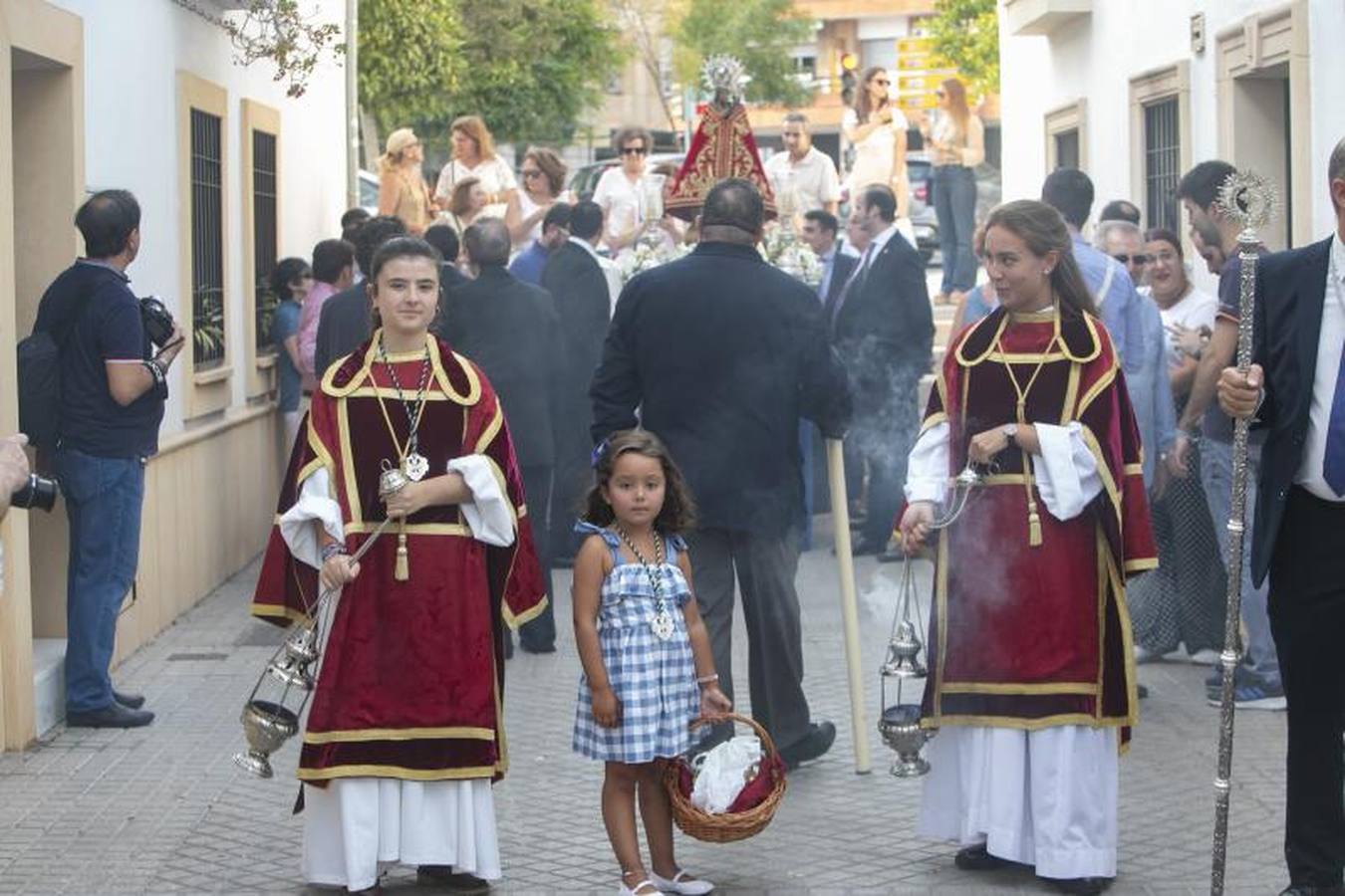 El traslado de la Virgen de la Fuensanta de Córdoba, en imágenes