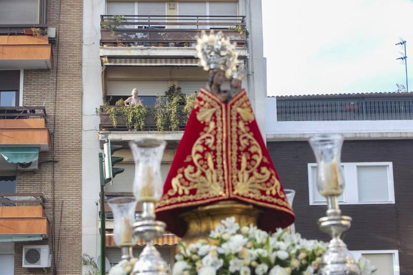 El traslado de la Virgen de la Fuensanta de Córdoba, en imágenes