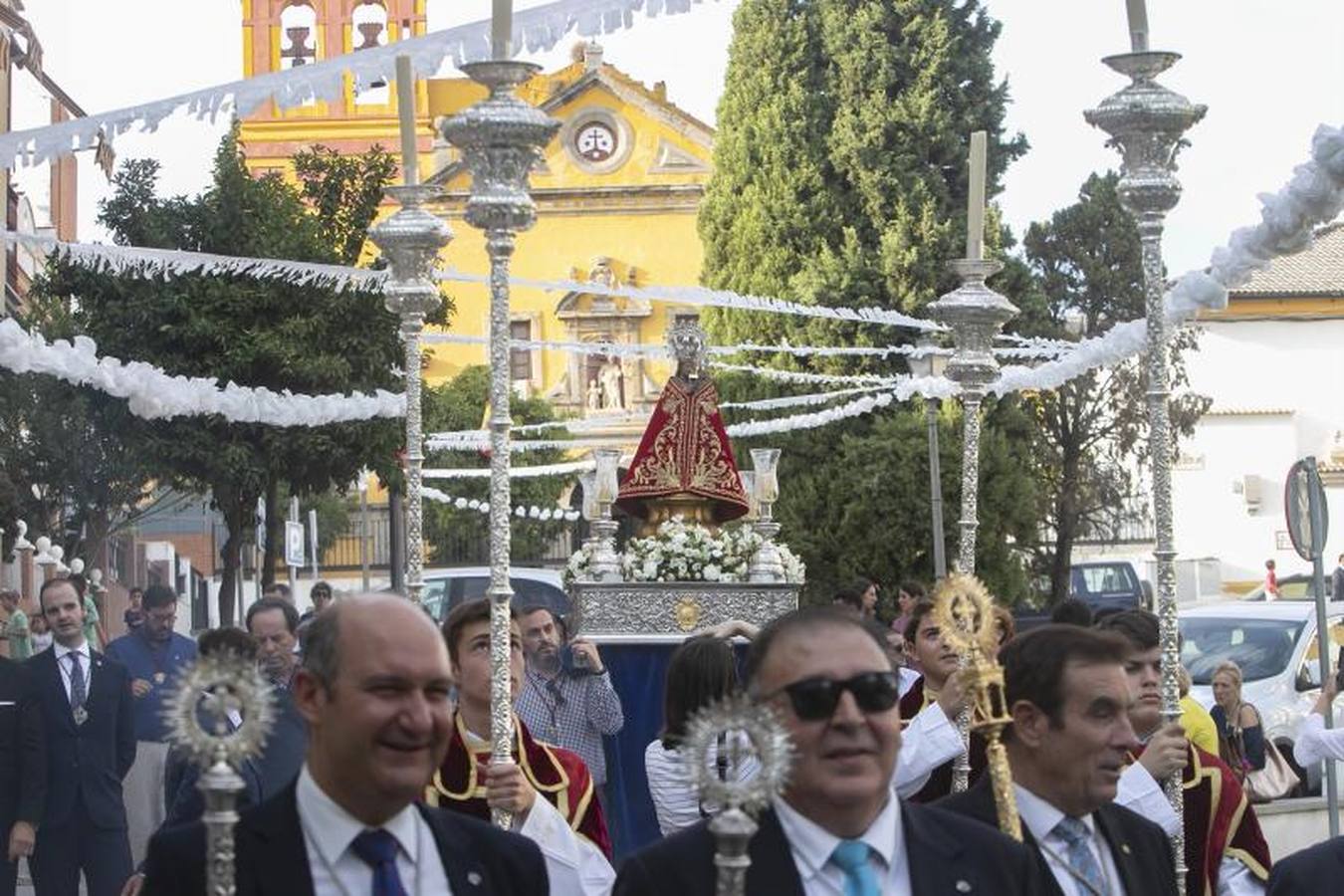 El traslado de la Virgen de la Fuensanta de Córdoba, en imágenes