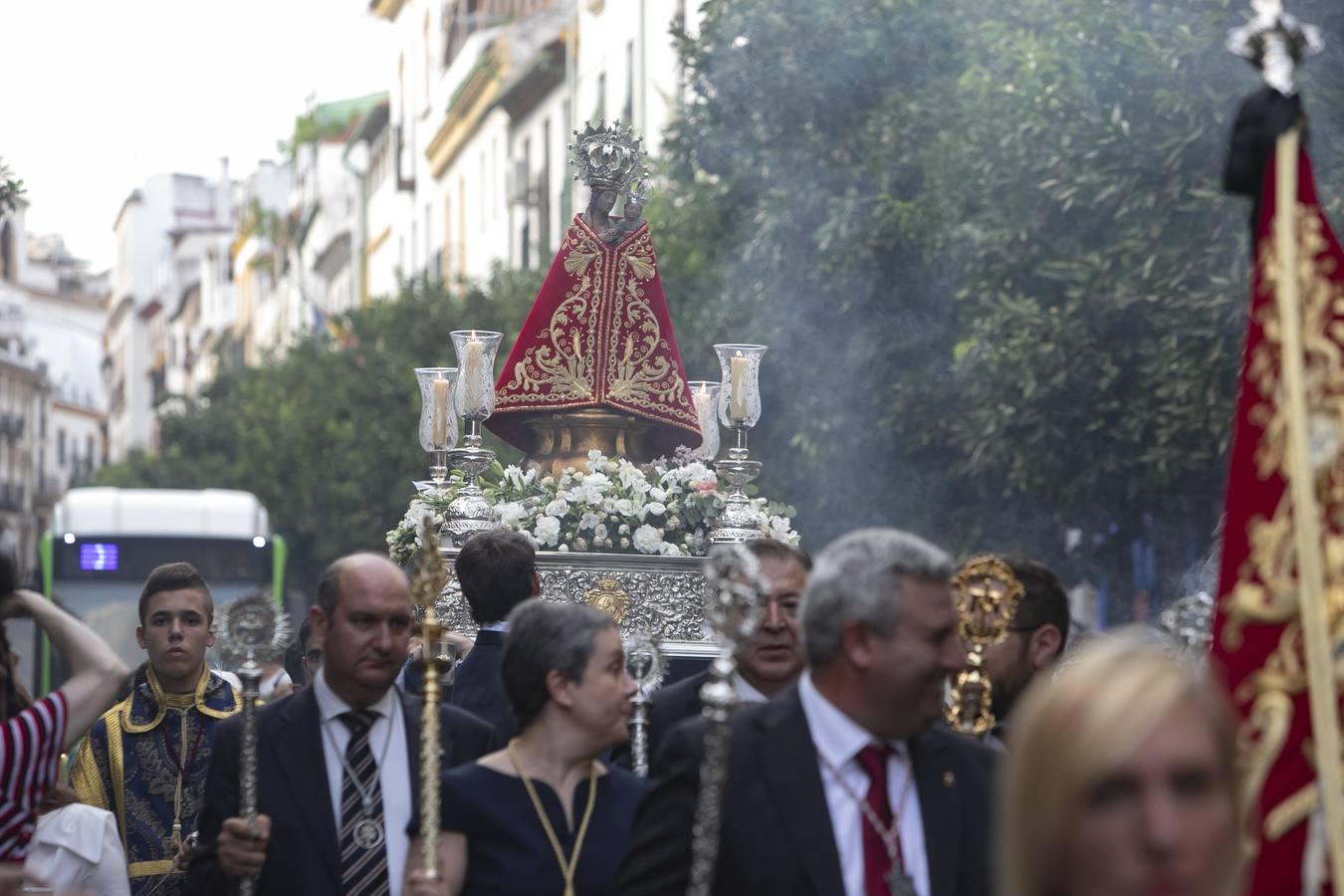 El traslado de la Virgen de la Fuensanta hasta el Campo de la Verdad, en imágenes