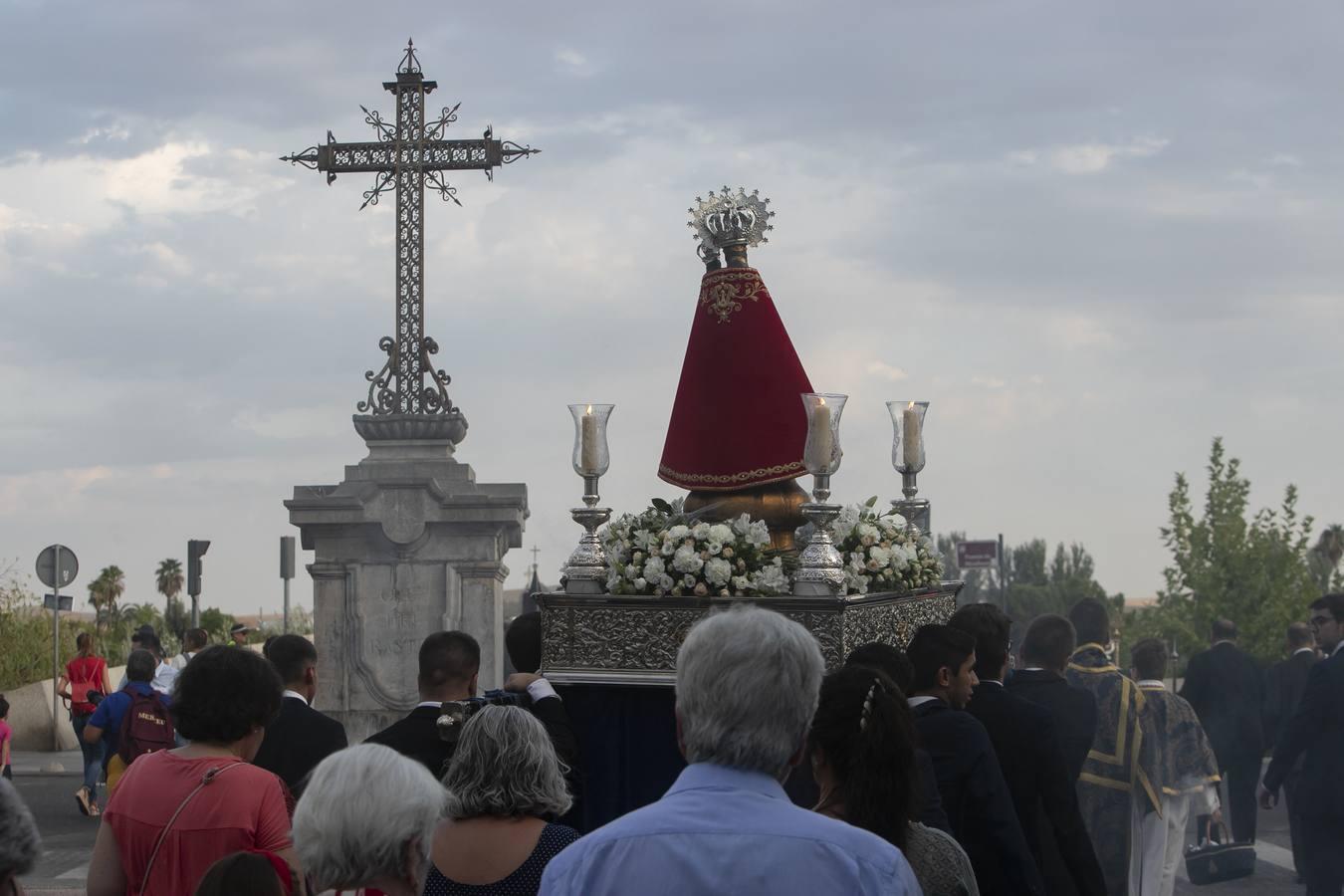 El traslado de la Virgen de la Fuensanta hasta el Campo de la Verdad, en imágenes