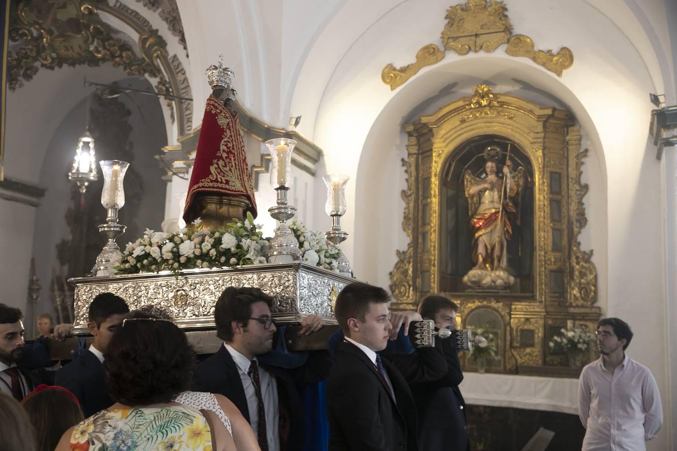 El traslado de la Virgen de la Fuensanta hasta el Campo de la Verdad, en imágenes