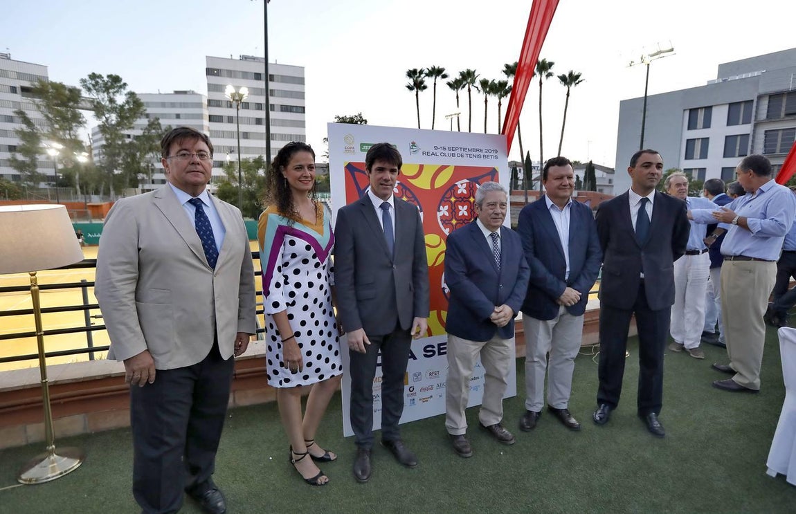 En imágenes: La presentación de La Copa Sevilla de Tenis
