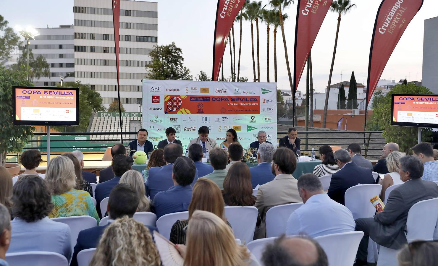 En imágenes: La presentación de La Copa Sevilla de Tenis