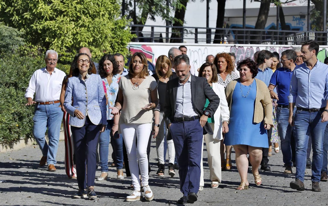 Las primeras imágenes de Susana Díaz tras anunciar su embarazo