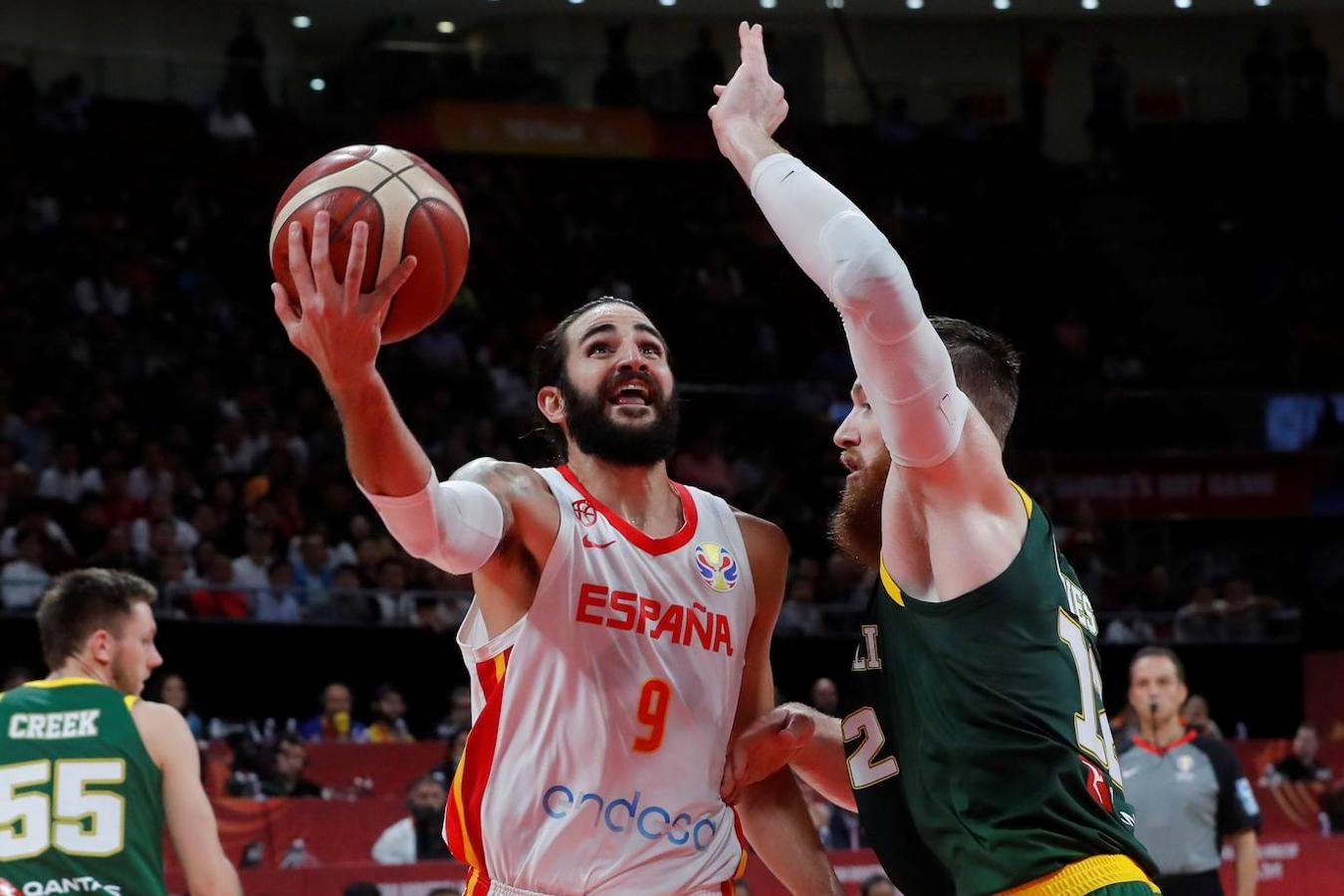 Ricky Rubio, uno de los más destacados del encuentro. 