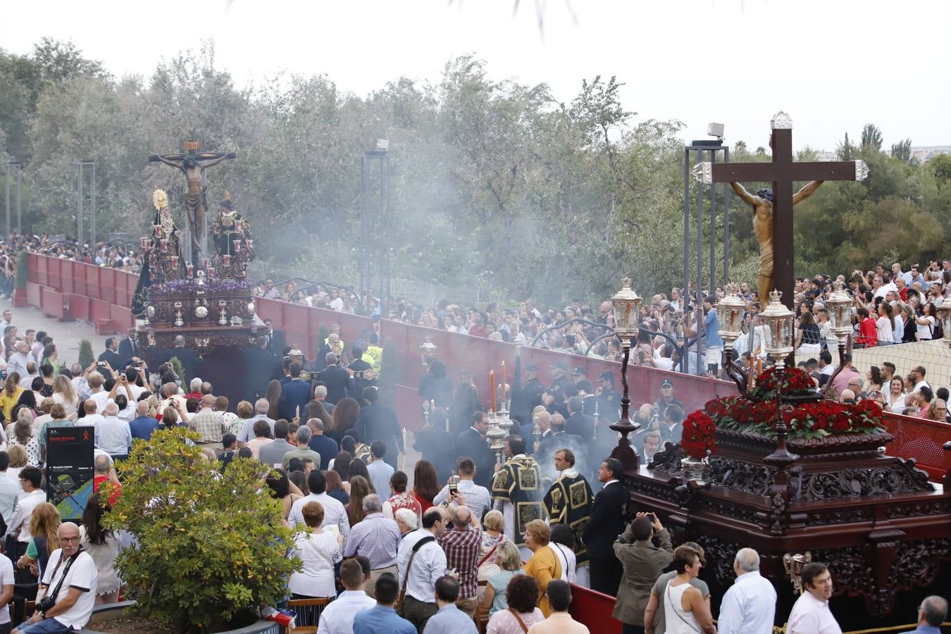 La magna en el itinerario oficial, en imágenes