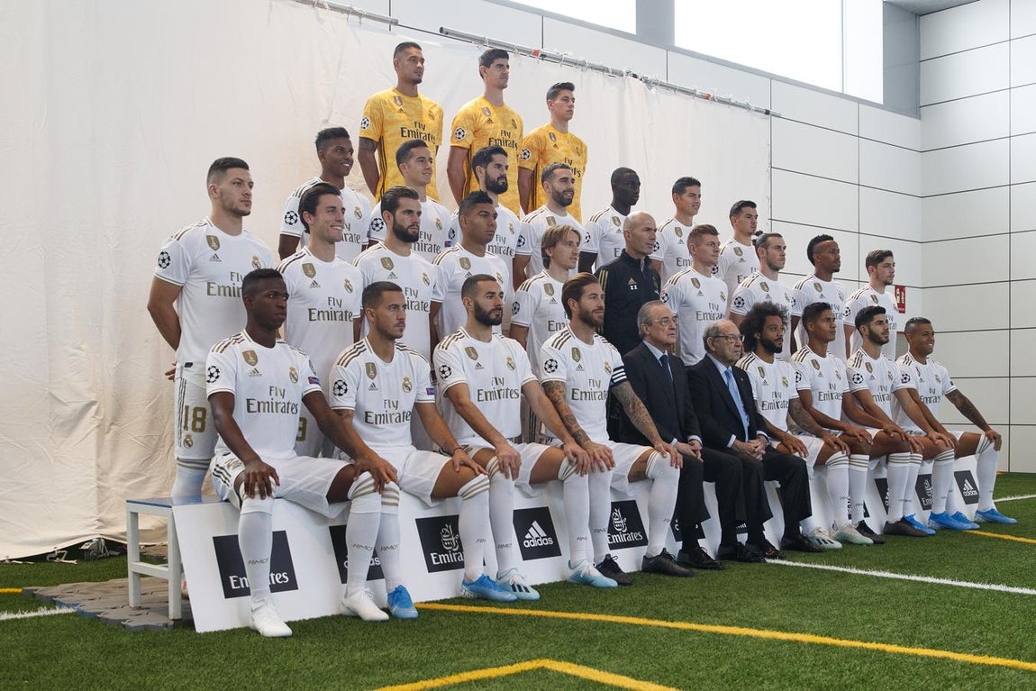 La plantilla al completo. 