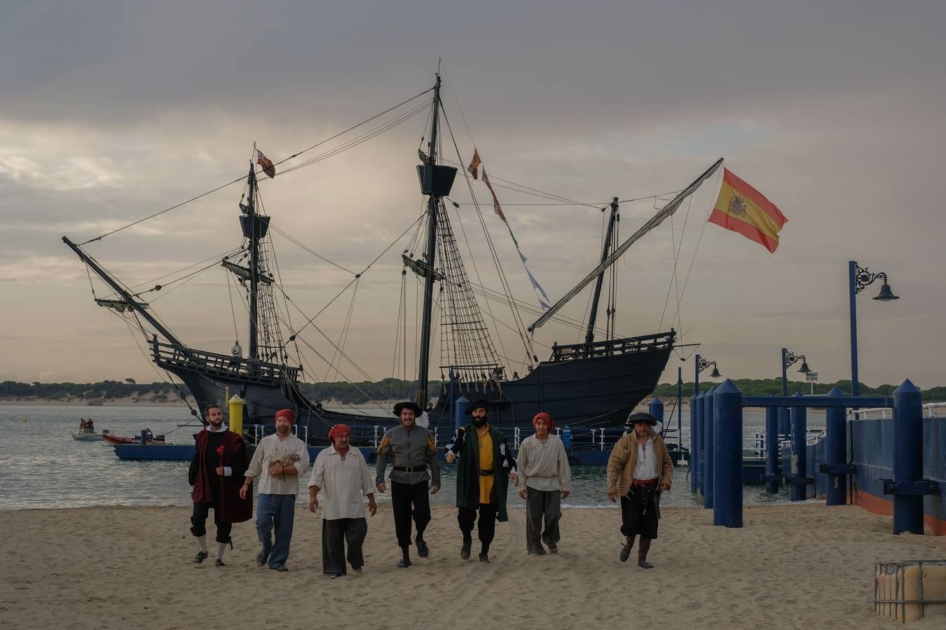 En imágenes, actos conmemorativos de la salida de Magallanes desde Sanlúcar