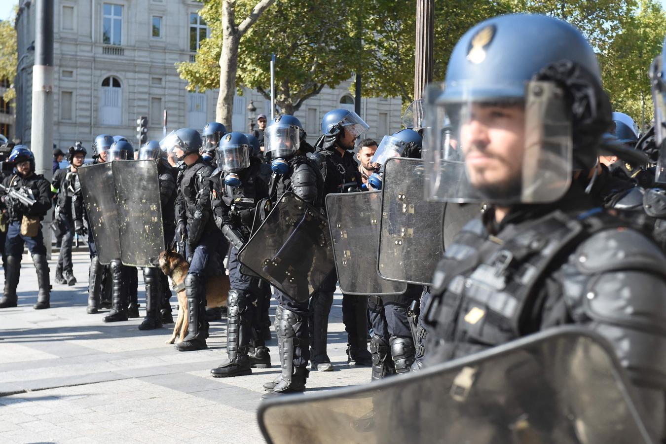 Las protestas de los chalecos amarillos, en imágenes