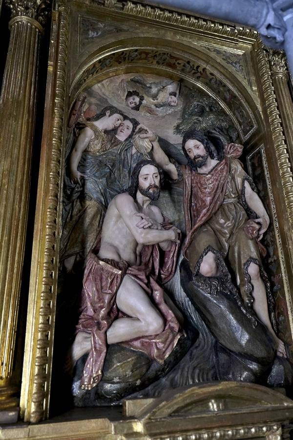 Vuelta a la vida del retablo de San Juan Bautista de la iglesia de la Anunciación