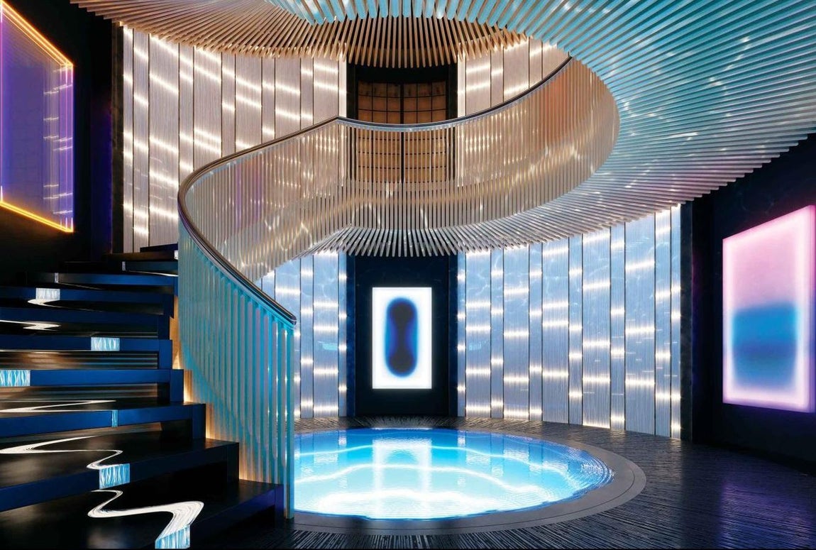 Aqua. La terapia estrella que se impulsará en el barco es la hidroterapia romana, enfocada a aliviar las lesiones deportivas y las enfermedades musculares