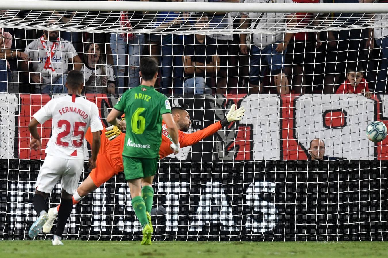 En imágenes, la victoria del Sevilla FC ante la Real Sociedad