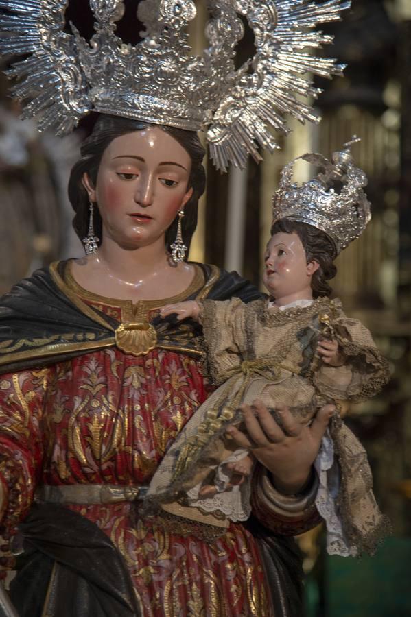 La Virgen del Rosario de San Vicente, tras la restauración