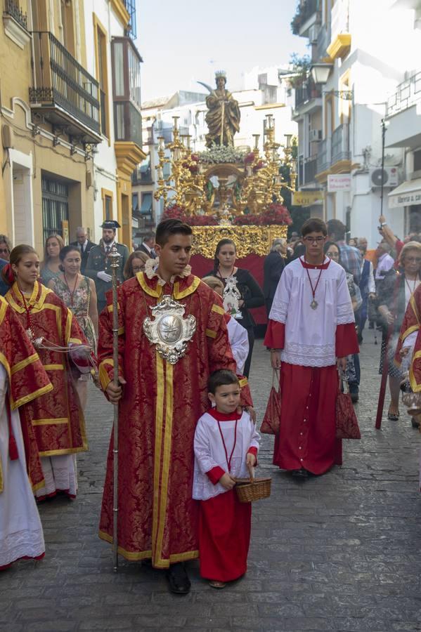 Santa Lucía volvió a salir desde Santa Catalina