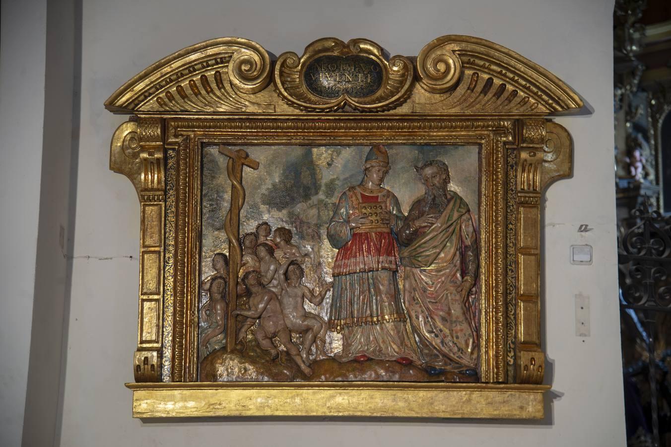 Los detalles de la restauración del retablo de los Ponce de León