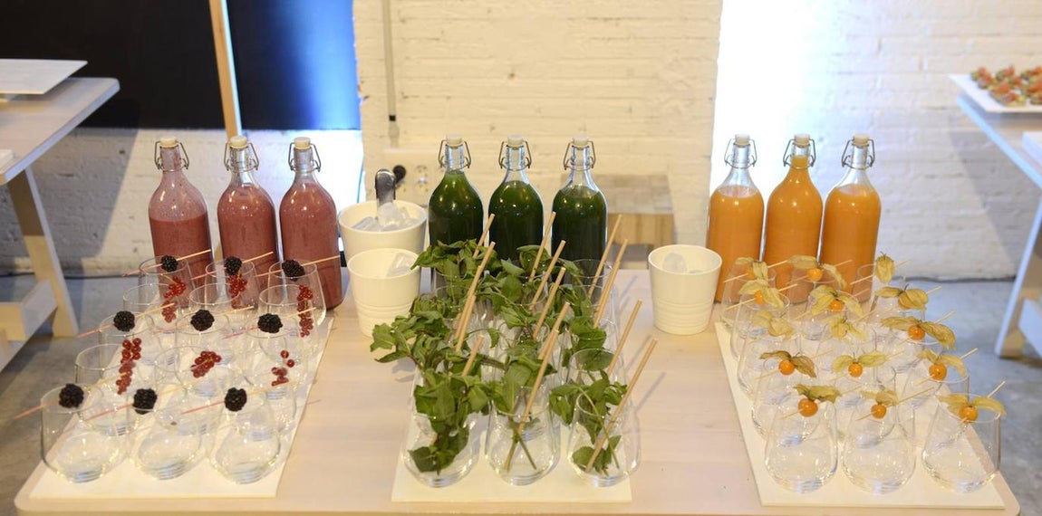 Parte del desayuno saludable del que pudieron disfrutar los asistentes durante la presentación de ABC Bienestar