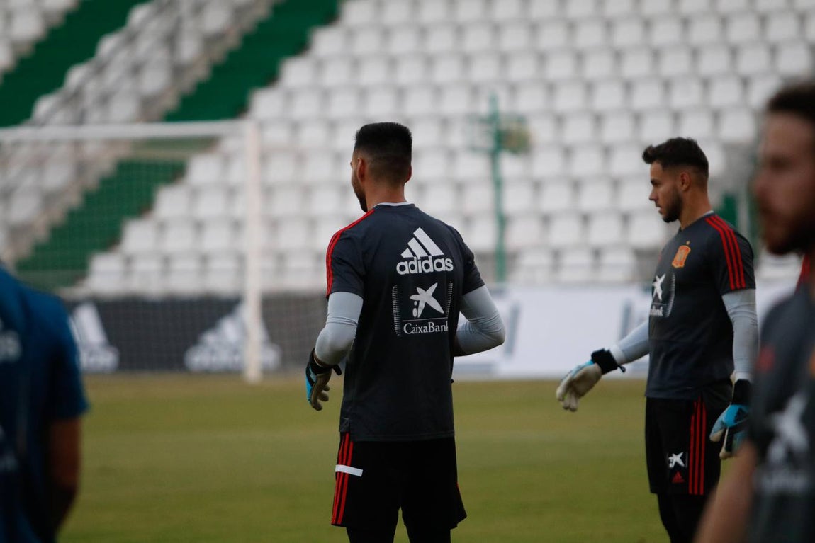 Lo mejor del entrenamiento de España sub 21 en Córdoba, en imágenes