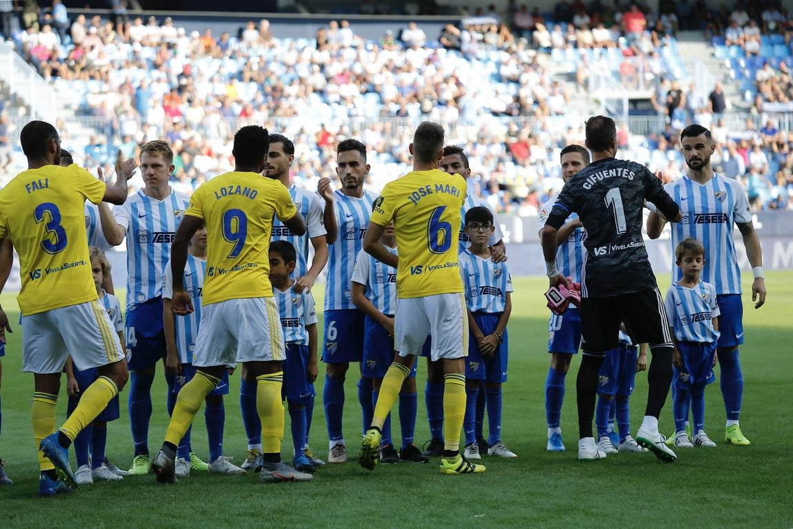 Las imágenes del Málaga - Cádiz