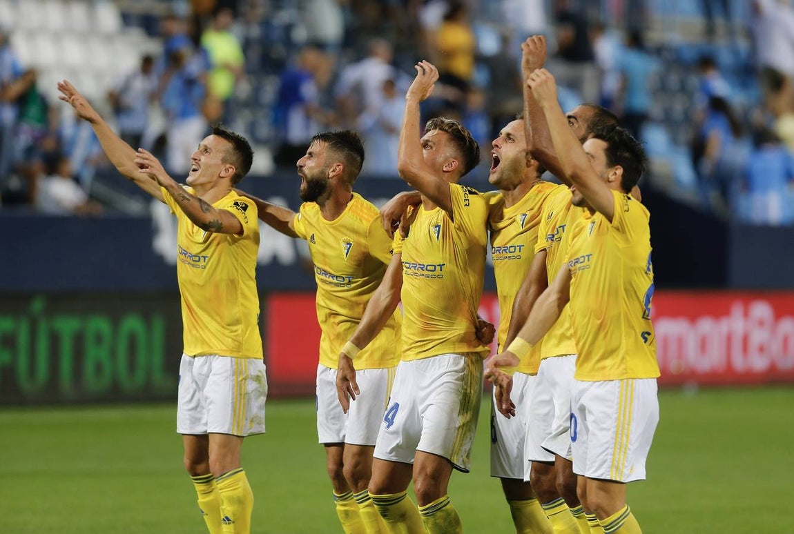 Las imágenes del Málaga - Cádiz