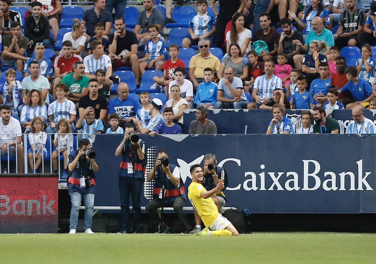 Las imágenes del Málaga - Cádiz