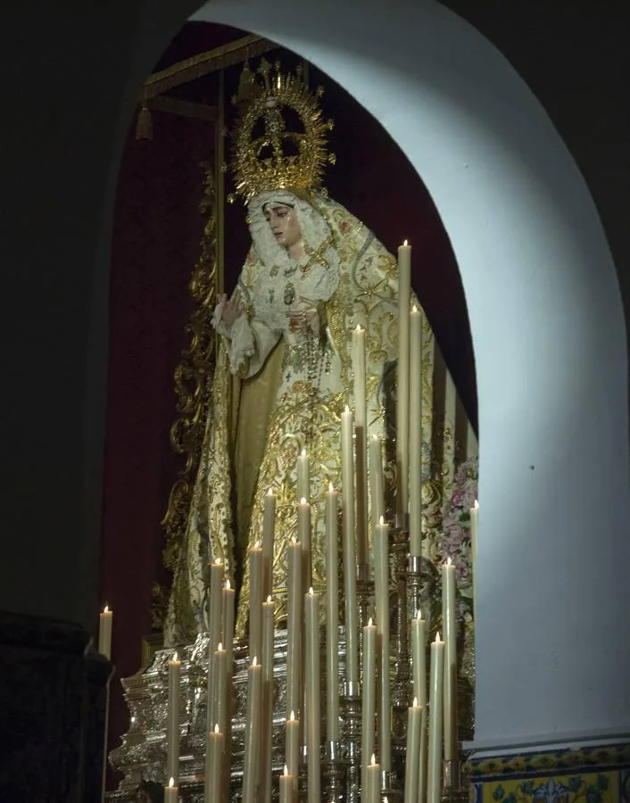 Altar de cultos de la Virgen de la Salud de San Gonzalo