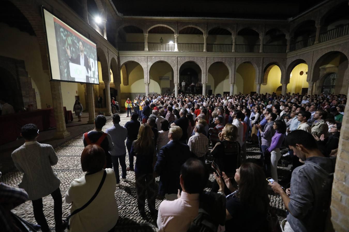 El mitin de Vox con Santiago Abascal en Córdoba, en imágenes