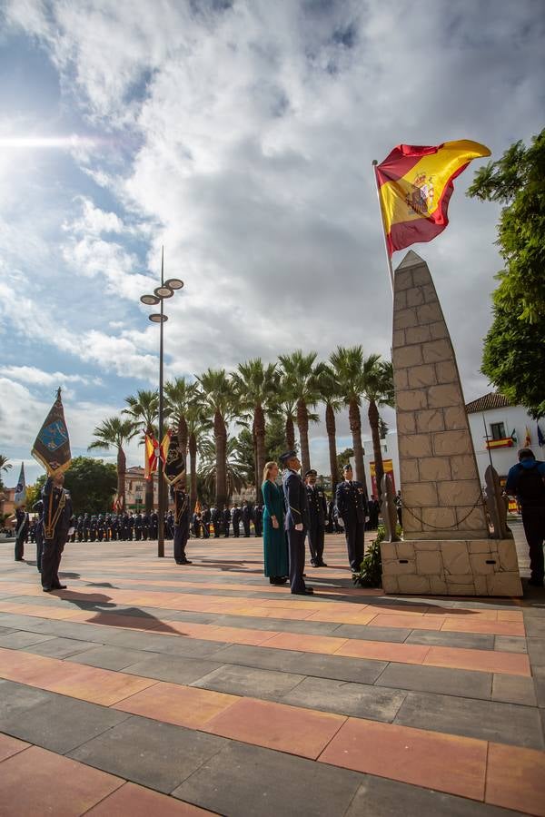 En imágenes, jura de bandera civil en Tomares