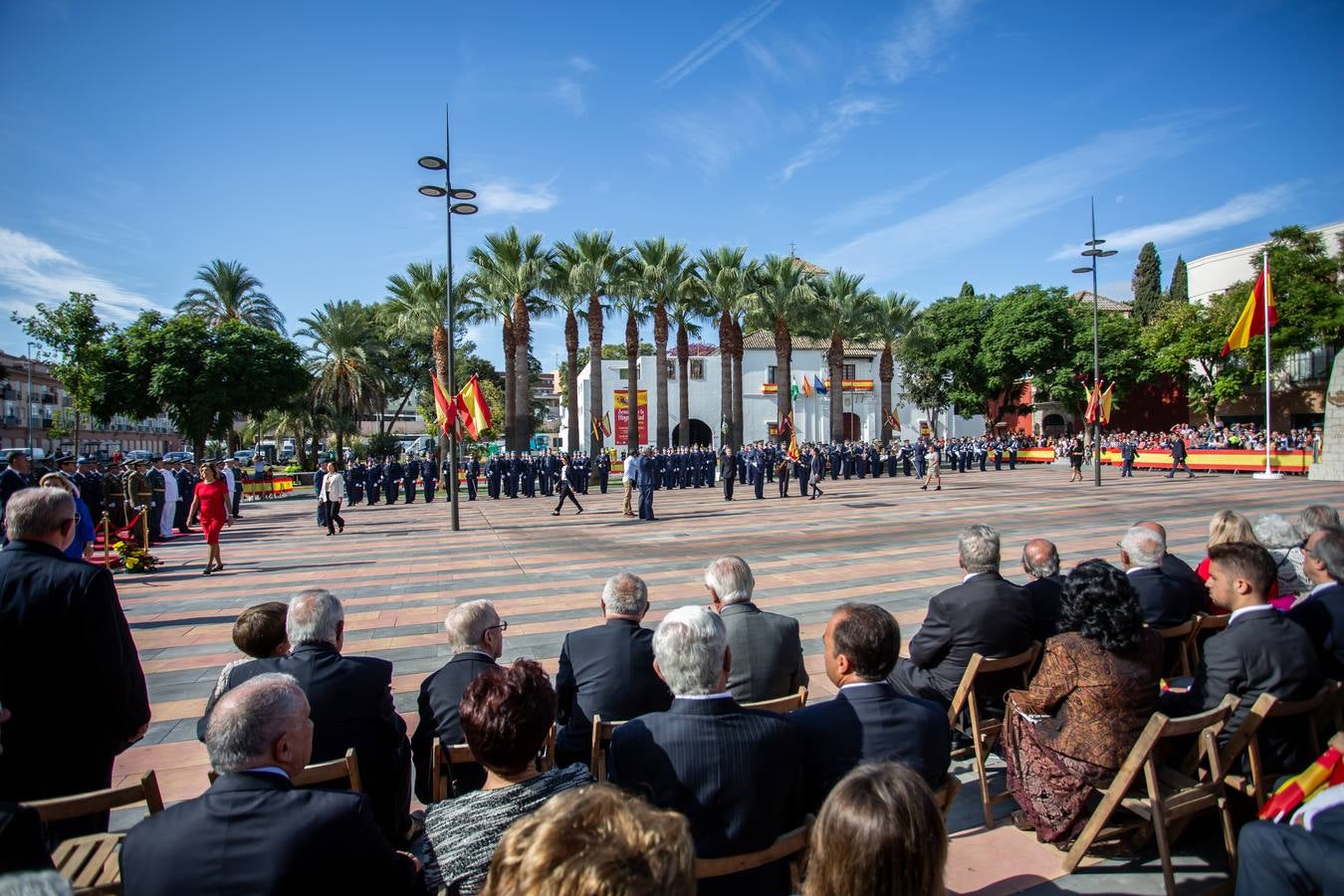 En imágenes, jura de bandera civil en Tomares