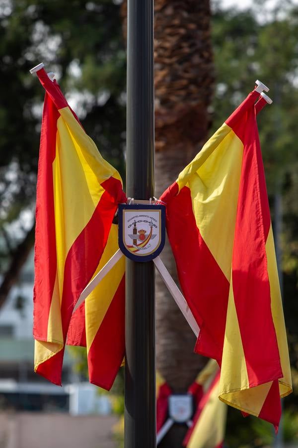 En imágenes, jura de bandera civil en Tomares