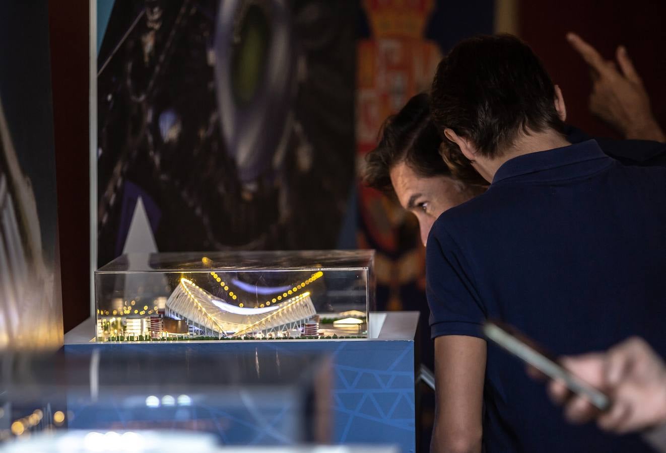 Los estadios del mundial de Qatar en miniatura