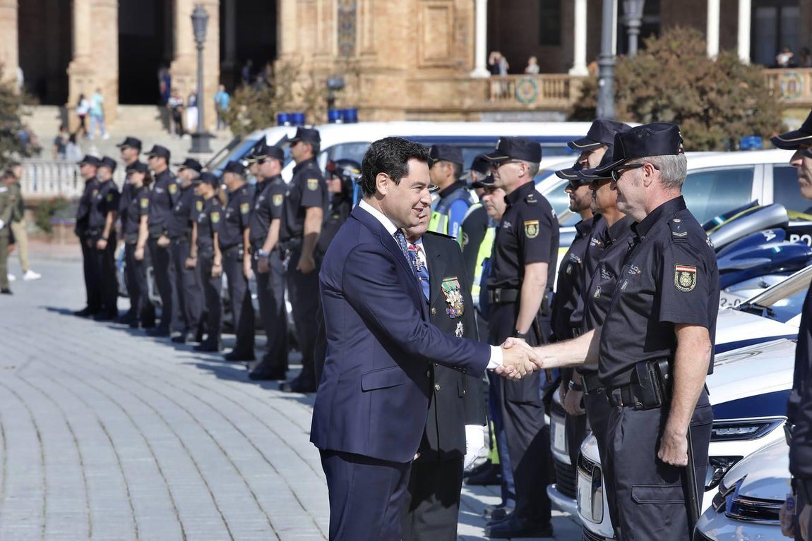 25 aniversario de la Policía autonómica de Andalucía, en Sevilla