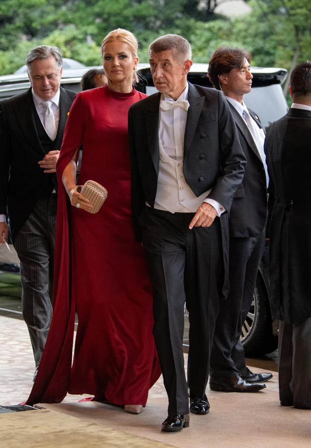Andrej Babis y su mujer Monika Babisova, primer ministro de la República Checa y su mujer. 