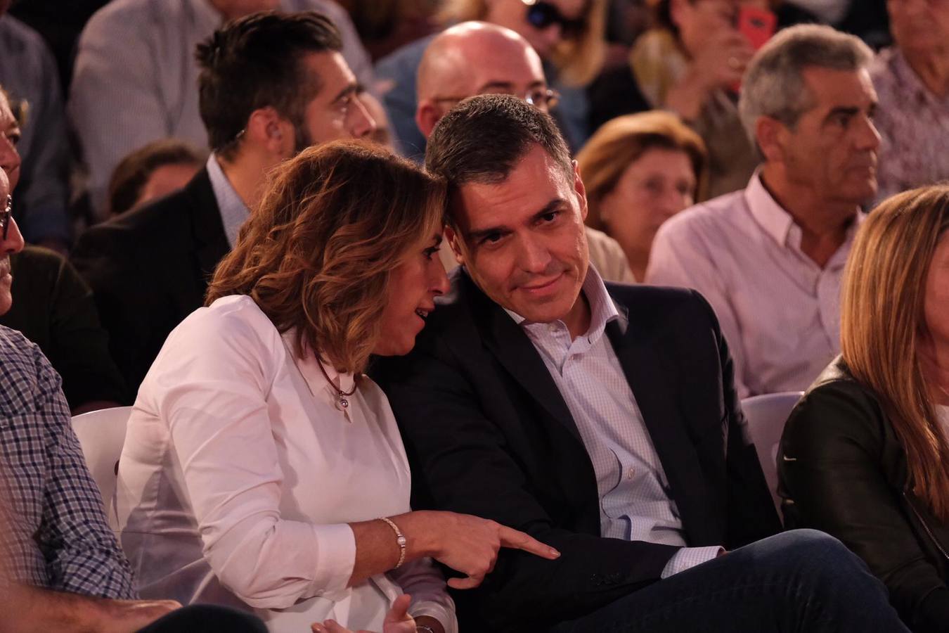 Fotos: Pedro Sánchez y Susana Díaz en Cádiz