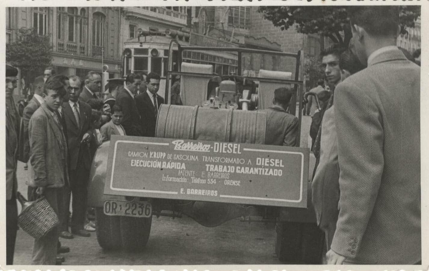 Stand Barreiros. Feria Internacional de Barcelona. (1961).. 