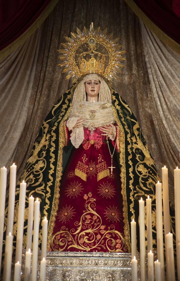 El majestuoso altar de la Virgen de la Palma