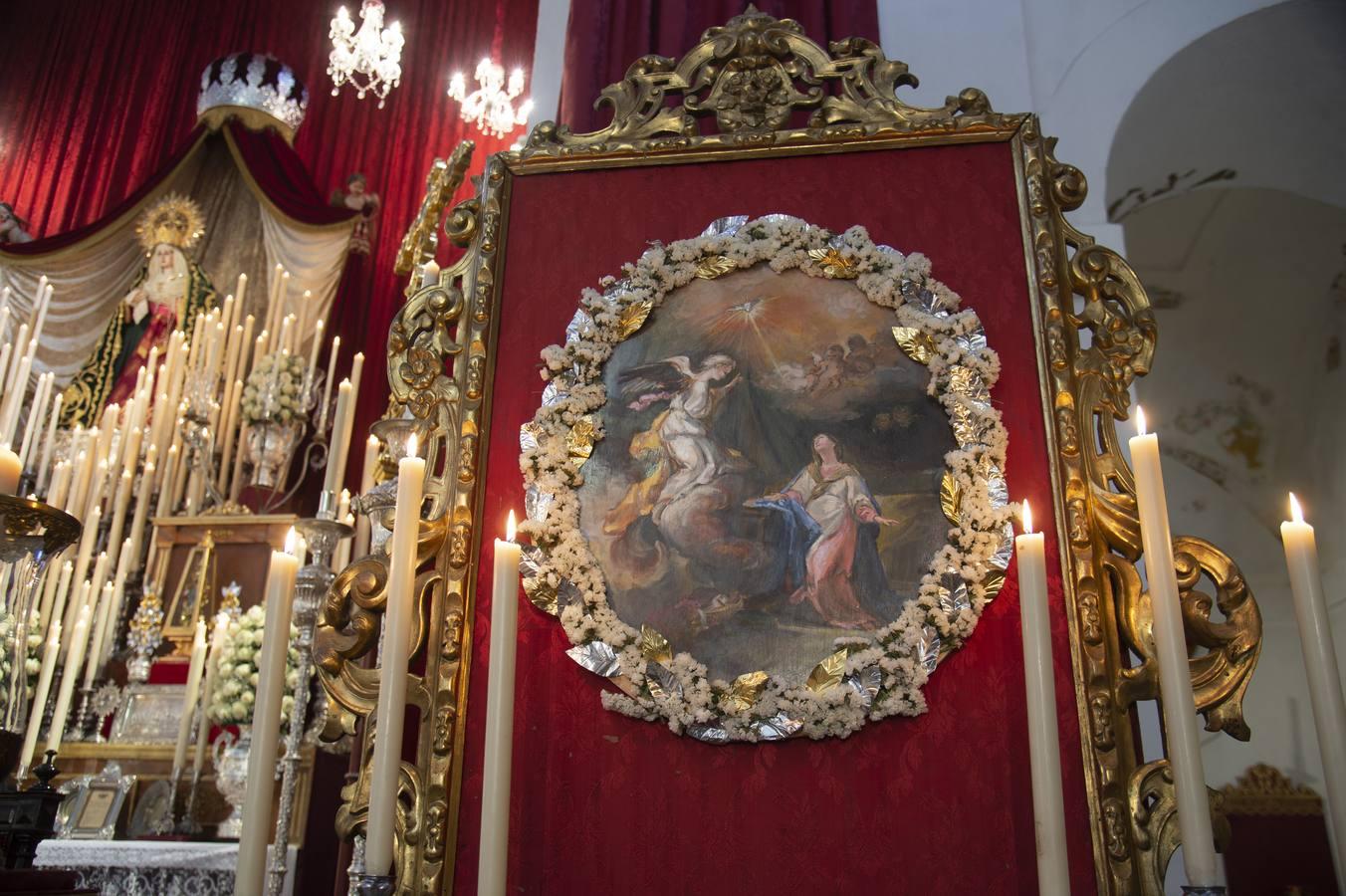 El majestuoso altar de la Virgen de la Palma