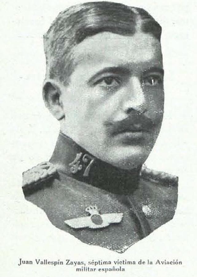 Juan Vallespín. “Séptima víctima de la Aviación militar española” (Heraldo Deportivo (5 de julio de 1918). 