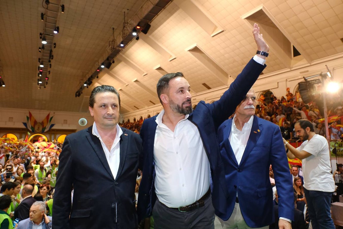 FOTOS: Lleno absoluto en el mitin de Santiago Abascal en Jerez