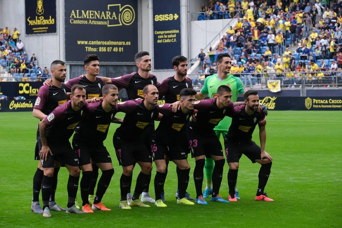 Partido Cádiz-Sporting (3-1)