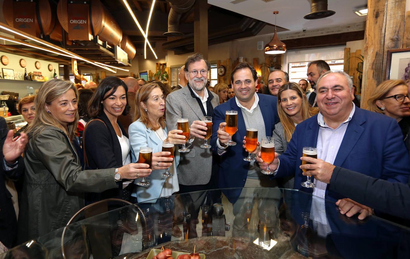 Caluroso recibimiento de Rajoy en Toledo