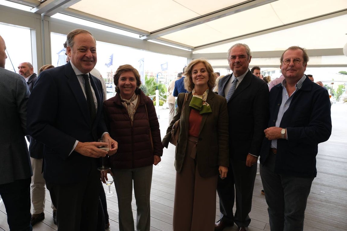 Álvaro Rodríguez Guitart, Celia Ollero, Reyes Cavero, José Manuel Domecq y Antonio Osborne